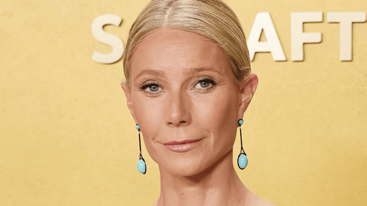 Gwyneth Paltrow Presents at Actor Awards With Vintage Statement Earring Missing
