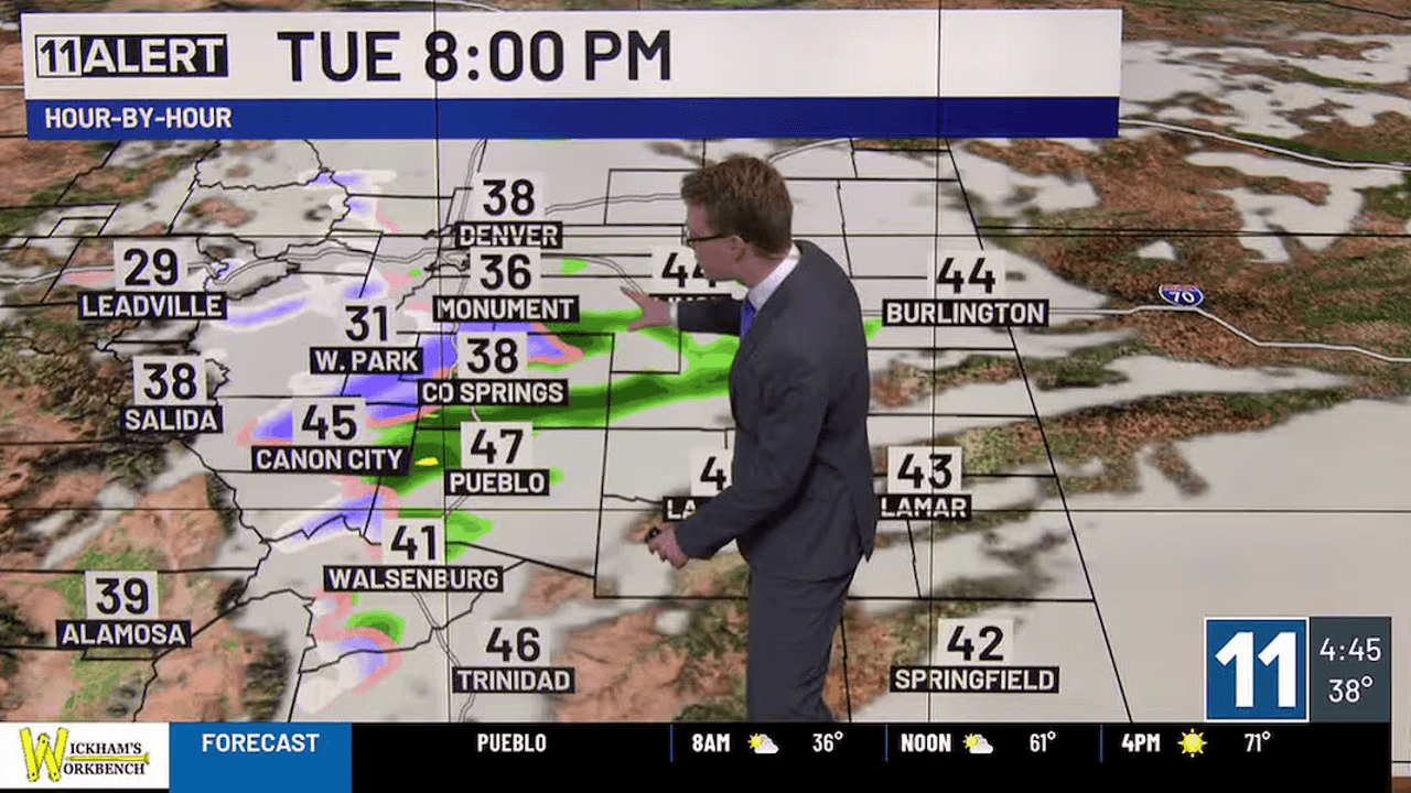 Warm Monday, some showers Tuesday